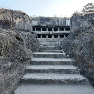 Ellora Architectural splendour Stock Photos