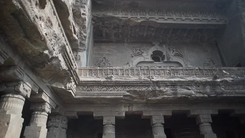 Ellora Cave Stock Footage 111369871