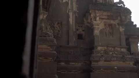 Ellora Cave Stock Footage 111375084