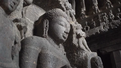 Ellora Cave Stock Footage 111376412