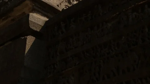 Ellora Caves Stock Footage 124629160