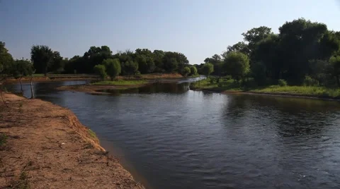Elm Fork Trinity River in Lewisville Texas. Stockbeeldmateriaal 67222462