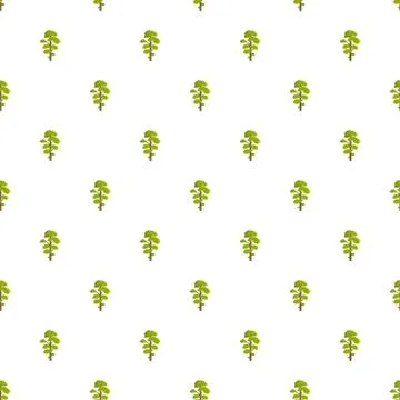 Elm tree pattern seamless Stock Illustration