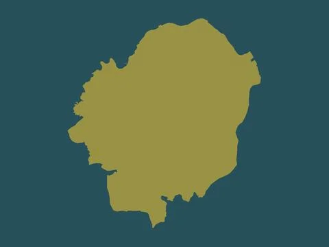 Elmbridge, England - Great Britain. Solid color shape Illustrazione stock