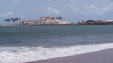 Elmina slave castle Stock Footage 37609730