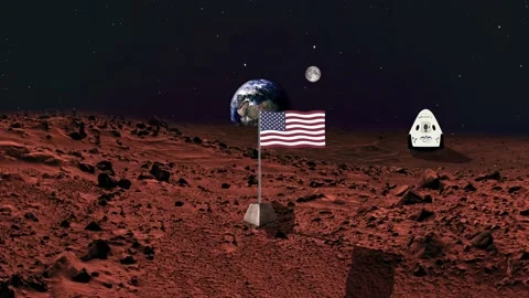 Elon Musk spacecraft Stock Footage 151586055