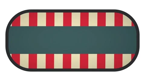 Elongated Circus Panel Stock Footage 335631260