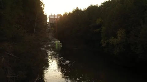 Elora river Stock Footage 184634033