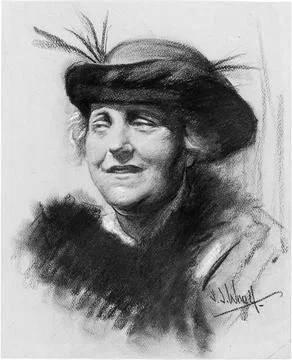 Elsa Einstein 18 Jan 1876 to 20 Dec 1936 was the cousin and second woman of Stock Illustration