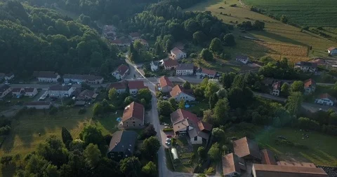 Elsass forest aerial view Stock Footage 87450624