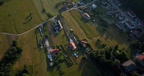 Elsass forest aerial view Stock Footage 87450732