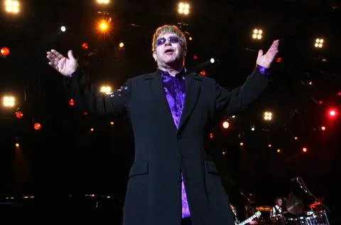  Elton John performs at the Tips Arena in Austria - 16 June 2010 FAM38846 ... Stock Photos