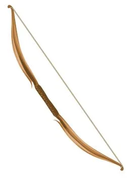Elven longbow Stock Illustration