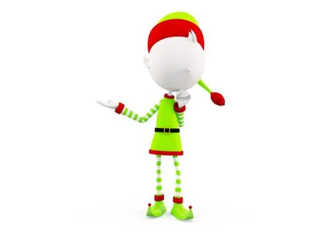 Elves for Christmas Illustrazione stock