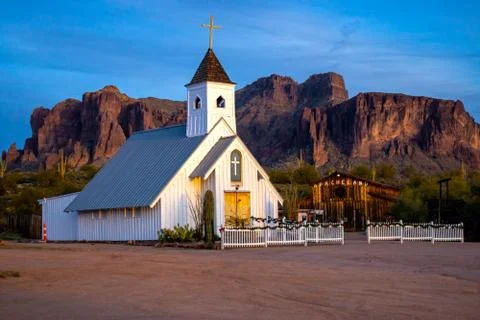 Elvis Presley Chapel In Apache Junction Arizona Stock-Fotos