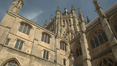 Ely Cathedral UK Stock Footage 77059963