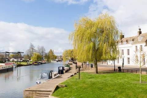 Ely Riverside Foto stock