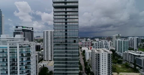 From Elysee across Biscayne bay Video stock 156971137