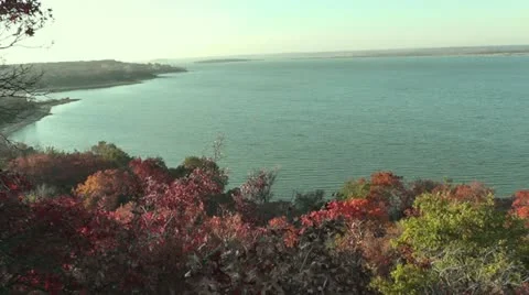EM Lake Fall Colors 스톡 동영상 12731824