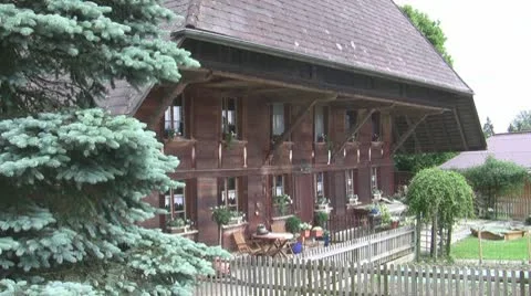 Em Valley House Stock Footage 10730138