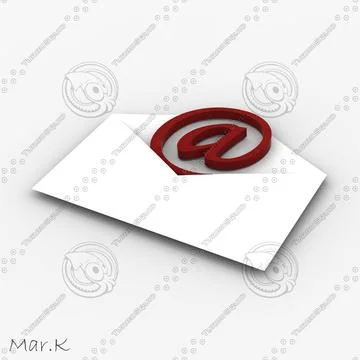 Email 3D Model