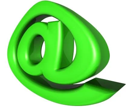 Email 3d a Stock Illustration