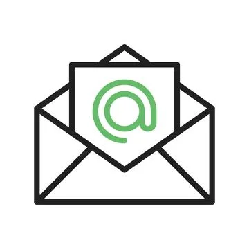 Email Address icon vector image. Stock Illustration