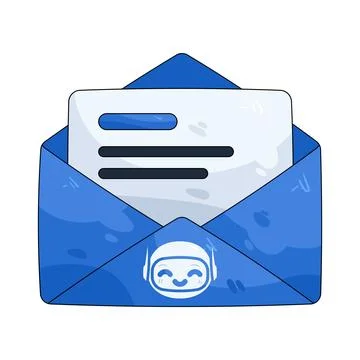 Email agent Ilustração Stock