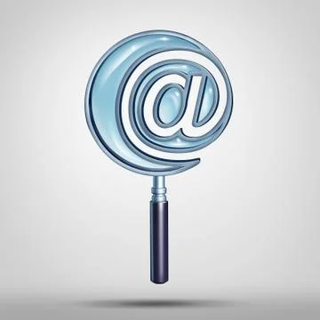 Email And Internet Search Stock Illustration