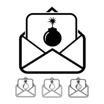 Email and mail icon vector Stock Illustration