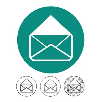 Email and mail icon vector Stock Illustration