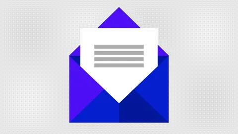 Email animated icon. Stock Footage 152989987