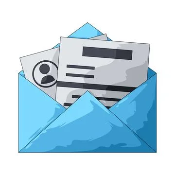 Email application illustration Illustration