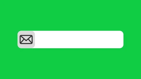 Email bar animation with pointer on a g... | Stock Video | Pond5