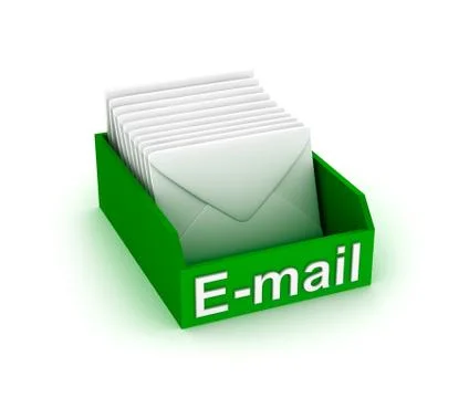 Email box icon Stock-Illustration