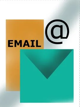 EMAIL BOX Stock Illustration
