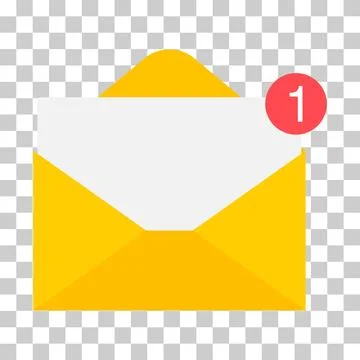 Email business icon, flat web client message sign, mail app vector illustrati 스톡 일러스트