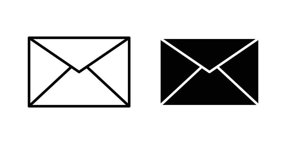 Email button icon vector design illustrations Illustrazione stock