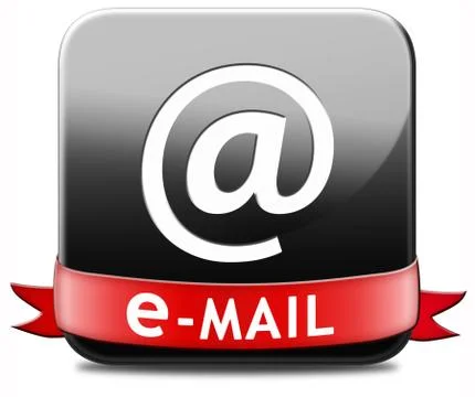 Email button Illustrazione stock