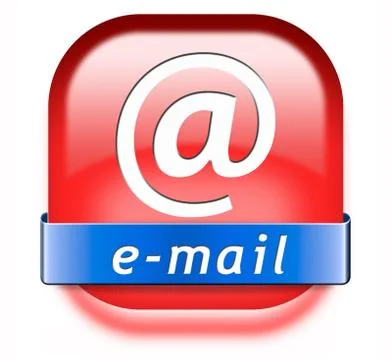 Email button Stock Illustration