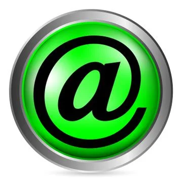 Email button Stock Illustration