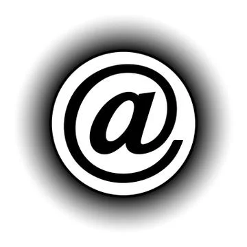 Email button. Stock Illustration