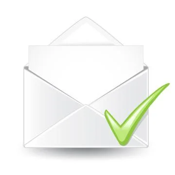 Email Check Illustrazione stock