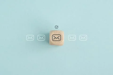 Email Checking and Protection Security from Spam. Security protection notif.. 写真素材