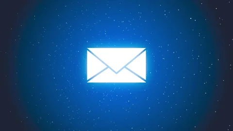 Email communication. Update software computer program. icon E-mail on the virtua Stock Footage 154486570