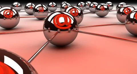 Email Distribution Stock Illustration