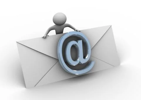 Email envelop Stock Illustration