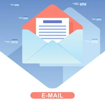 Email envelope icon Stock Illustration