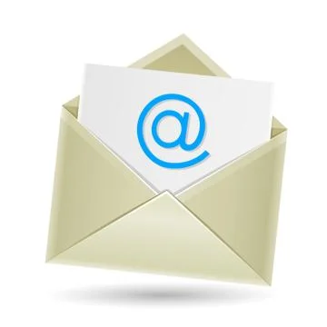 Email envelope Stock Illustration