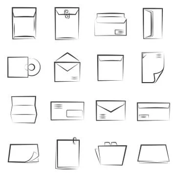 Email, envelope, letter Stock Illustration